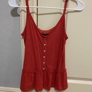 Abercrombie Coral Tank Top *never worn* NWOT